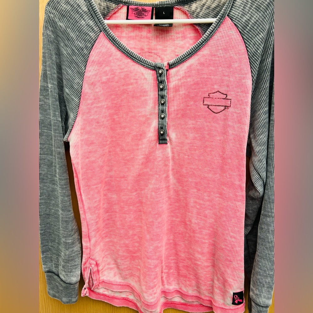 Harley-Davidson Henley Long Sleeve Shirt